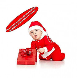 Mobina Santa Claus Dress Costume For Boys Girls Kids (6 Months-2 Years)