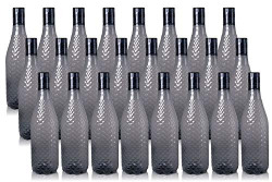 Wonder Plastic Magna Fridge Bottle Set, 24 Pc Bottle, 1000 ml, Blue Color, Made in India