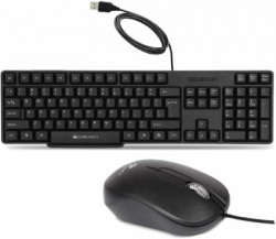 ZEBRONICS Zeb-K20 USB Keyboard and ZEB-SPRINT USB Wired Optical Mouse Combo Set