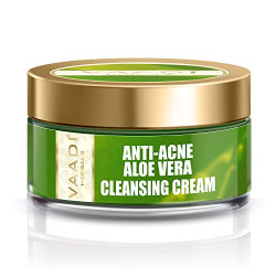 Vaadi Herbals Anti Acne Aloe Vera Cleansing Cream, 50g