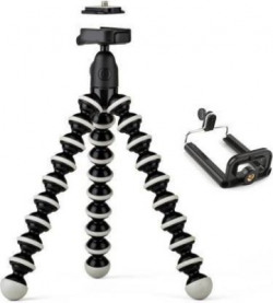 Savsol new arrival fully flexible Portable & Foldable Camera & Mobile Tripod with Mobile Clip Holder Bracket Fully Flexible Mount Cum Tripod Stand with Three-Dimensional Head & Quick Release T2 Plate Gorilla Tripod 10" - DSLR , Smartphone & Action Cameras mobile holder Octopus Stand/mobile Holder Go