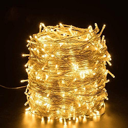 Gesto LED String Lights - 20 Meter Fairy Lights with 360 Degree Light LED Bulb - Waterproof & Bendable Copper LED Serial Lights - LED Lights for Home Decoration, Diwali & Christmas  Pack of 1