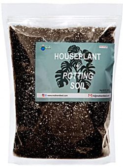Mother's feed Organic Potting Soil ( 6 POTS) Contains Cocopeat, 100% Pure vermicompost, Neem Khali , Bone Meal , Perlite , Vermiculite & Much More!