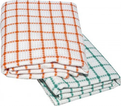 Flipkart SmartBuy Cotton 300 GSM Bath, Beach, Hair Towel Set(Pack of 2)