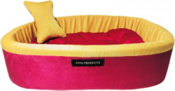 zoya products STYLESS AND SOFT BED FOR DOG AND CAT S Pet Bed(PURPLE, YELLOW)