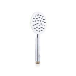 Suzec Aston Stainless Steel Hand Held Shower, Single Flow, Round (Chrome), (Model: 6451), Silver