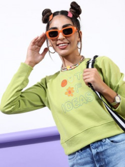 Tokyo Talkies Full Sleeve Printed Women Sweatshirt