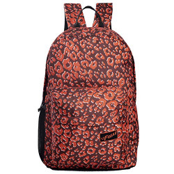 F Gear 23 Ltrs Emprise Animal Print Orange Casual Backpack (3359)