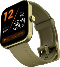 Noise ColorFit Pulse 2: 1.8  Biggest Display Smart Watch, 550 NITS Brightness, Sleek Metallic Body, HR, Sleep & Spo2 Monitoring, Upto 10 Days Battery Life, Calls & SMS Reply - Oilve Green