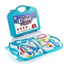 Aditi Toys Doctor Playset for Kids, Pretend Play Doctor Set with Foldable Suitcase for Kid, Doctor Kit Toyset for Kids Above 3 Years, BIS Approved. (AT03P)