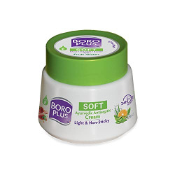 BoroPlus Soft Light Moisturising Cream | Light & Non-sticky | Provides 24 hour moisturisation|Ayurvedic Cream for all seasons |Hand Cream, Body Cream & Face Cream | Vitamin E - 200 ml