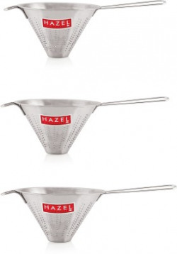 HAZEL Strainer(Silver Pack of 3)