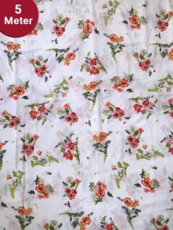 Kamyaclothes Crepe Floral Print Kurta Fabric