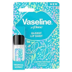 Vaseline Glossy Lip Shot Non Sticky Tropical Sorbet 7ml