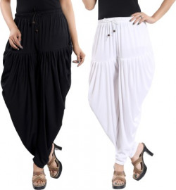 YKI Womens Dhotti Style pants with drawstrings Pack of 2 Women Dhoti