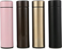 SAYKHUS Smart Vacuum Insulated Water Bottle with LED Temperature Display 500 ml Bottle 500 ml Bottle(Pack of 1, Multicolor, Steel)