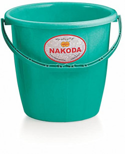 Nakoda Turbo Opaque Bucket Plastic Bathroom Bucket - 18 Litre