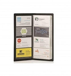 Peeplvalue Business Card Holder, 240 Pocket Business/Visiting/Debit/Credit/Name Id Card Holder Book Cash Organizer File