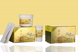 Skin Secrets Gold Bleach with Gold Dust & Lemon Oil| Pack of 2| Net Wt. 90gm