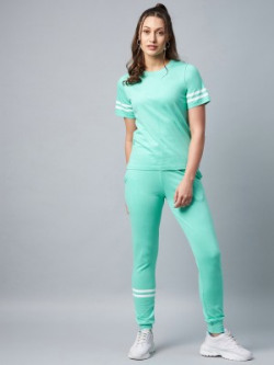 STYLESTONE Solid Women Track Suit