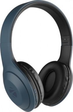 ZEBRONICS Zeb Duke 101 Wireless Headphone with Mic Bluetooth Headset(Blue, On the Ear)