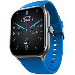 boAt Wave Edge Smart Watch w/ 1.85  (4.6 cm) HD Display, Advanced Bluetooth Calling Chip, Functional Crown, 100+ Sports Modes,Widget Control,AI Voice Assistance,Inbuilt Games, IP68(Deep Blue)
