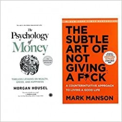 The Psychology of Money + The Subtle Art of Not Giving a F*ck POD (set of 2 books)