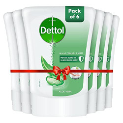 Dettol No Touch Aloe Vera Handwash Refill, 250ml, Pack of 6