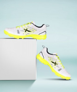 VECTOR X Blaster Cricket Shoes For Men(White, Green)