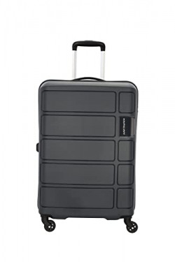 Kamiliant American Tourister Harrier 56 Cms Small Cabin Polypropylene (Pp) Hard Sided 4 Wheeler Spinner Wheels Luggage Suitcase (Grey)