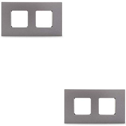 Schneider Electric Opale-4 Module Grid and Cover Plate, Lavender Passion (Pack of 2)