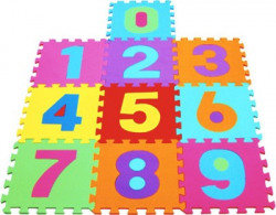 My New Born Plastic Baby Play Mat(Multicolor, Medium)