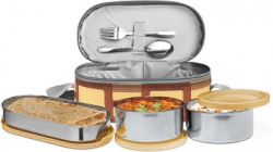 MILTON Premium CORPORATE LUNCH BOX with One Year Warranty 3 Containers Lunch Box(500 ml, Thermoware)