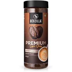 Bevzilla Instant Extra Strong Coffee Powder - 200 Grms | Makes 100 Cups| Premium Coffee | Best Coffee| Espresso, Latte, Cappuccino