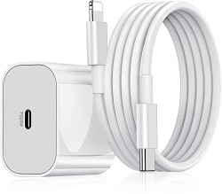 Iphone Original 20W PD Charger Compatible With I-phone 13, 13 Pro Max,12,11,X,8 Series | Pd Charger Adapter With C Type Cable For I-phone 13/13 Pro/ 13 Pro Max/ 13 Mini/ 12/12 Pro/ 12 Pro Max/11/11 Pro/X/Xr  White