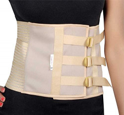 Wonder Care Abdominal Belt post c section delivery binder post operative care compression tummy trimmer belt adjustable (4XL)