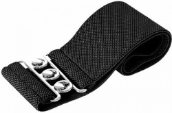 Miren Women Casual Black Synthetic Belt