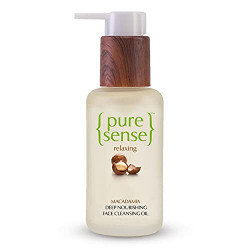 PureSense Relaxing Deep Nourishing Face Cleansing Oil, Sulphate & Paraben Free, Cleanses Skin, Moisturises Skin, 100 ml