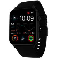 [Newly Launched]Tokdis Vortex MX-2 Pro Bluetooth Calling Smartwatch - 1.80 LCD Display, Multiple Watch Faces, Sleep Monitor, Multiple Sports Modes, Water Resistant (Jet Black Silicon Strap)I