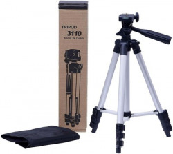 Dabster Mobile and Camera Tripod - Universal Portable & Foldable Professional SLR DSLR Camera Stand for Photography and Videography Tripod (3110) Tripod Kit(Black, Supports Up to 1500 g)