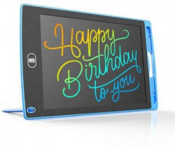 Vcare 8.5 inch LCD Writing Pad For Kids Re-Writing Paperless Electronic Digital Slate E Writer Pads Notepad Board for Writing And Learning LCD Writing Tablet Gifts For Kids Girls / Boys Child Lock Button (Multicolor) (Black, Blue, Red, White) Educational Electronic Hobby Kit