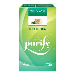 TE-A-ME Purify Green Tea, 100 Tea Bags | Green tea bags 100 pcs | Green Tea | Green Tea 100 Tea Bag Pack