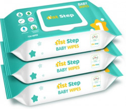 1st Step Baby Wet Wipes With Lid Enriched With Aloe-Vera And Jojoba Oil(216 Wipes)