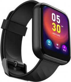 boAt Wave pro 1.69inch HD display withTemperature Sensor and live cricket updates Smartwatch(Black Strap, Free Size)