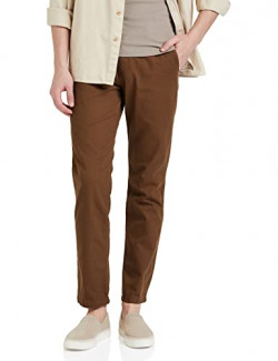 Amazon Brand - Symbol Men's Regular Casual Trousers (AW-SY-MCT-1146_Brown 1_30)