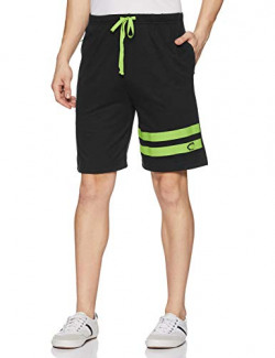 Chromozome Men's S-N167 (S N 167 Rugby Shorts_Black_L)