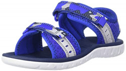 Clarks Boys Surfing Coast Blue/Multi SYN Sandal (26134997)