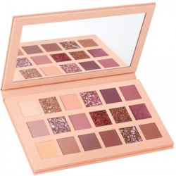 FLENGO Nude Eyeshadow Palette 18 Color Makeup Palette Highlighters Eye Make Up High Pigmented Professional Mattes and Shimmers 25 g(Multicolor)