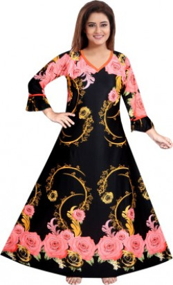 PURSA Women Nighty(Multicolor)