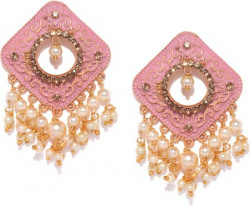 Sukkhi Glimmery Pearl Alloy Drops & Danglers